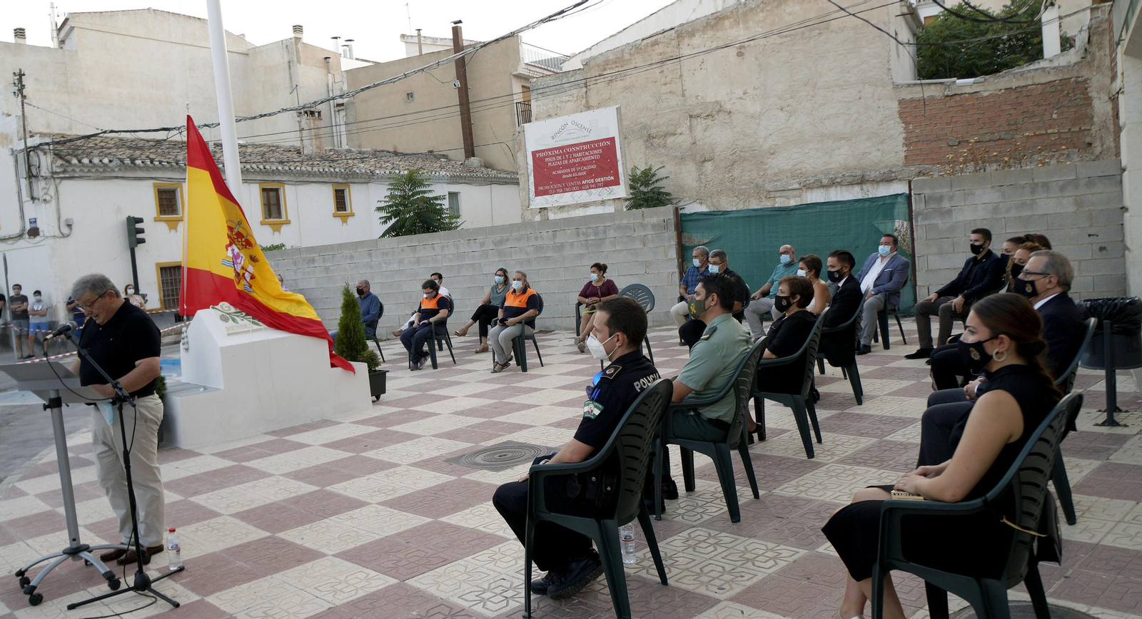 Hace dos semanas Huéscar hizo un homenaje a las víctimas del coronavirus