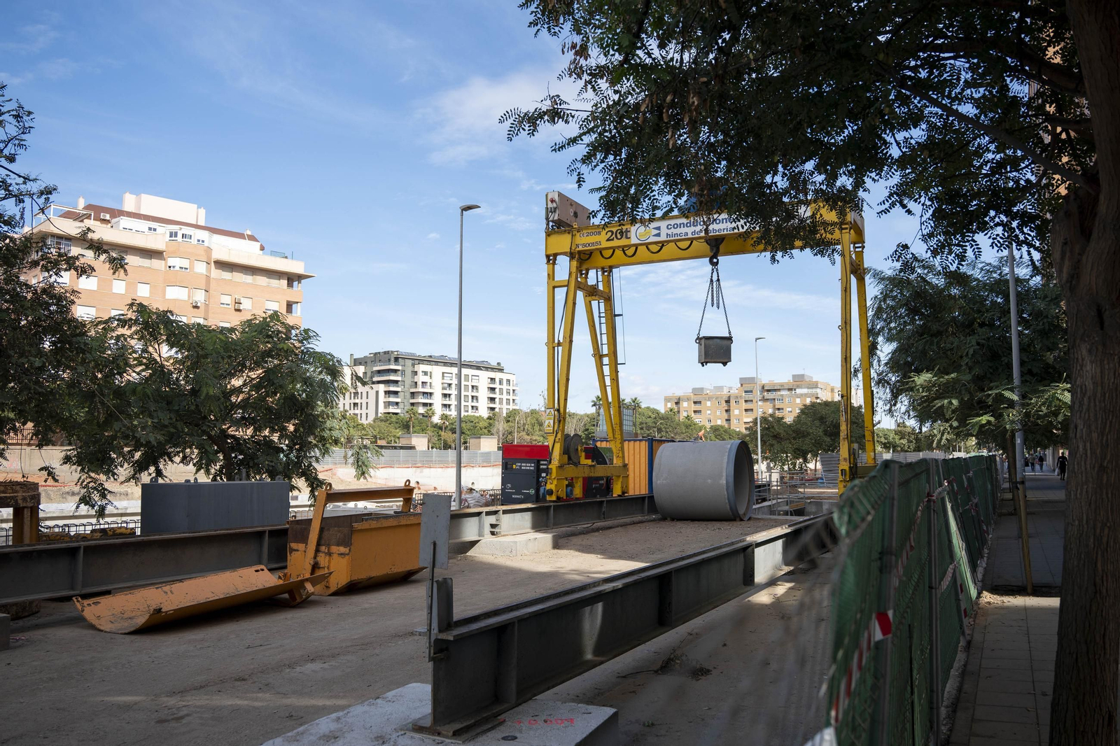 Así avanzan las obras del soterramiento ferroviario en Almería