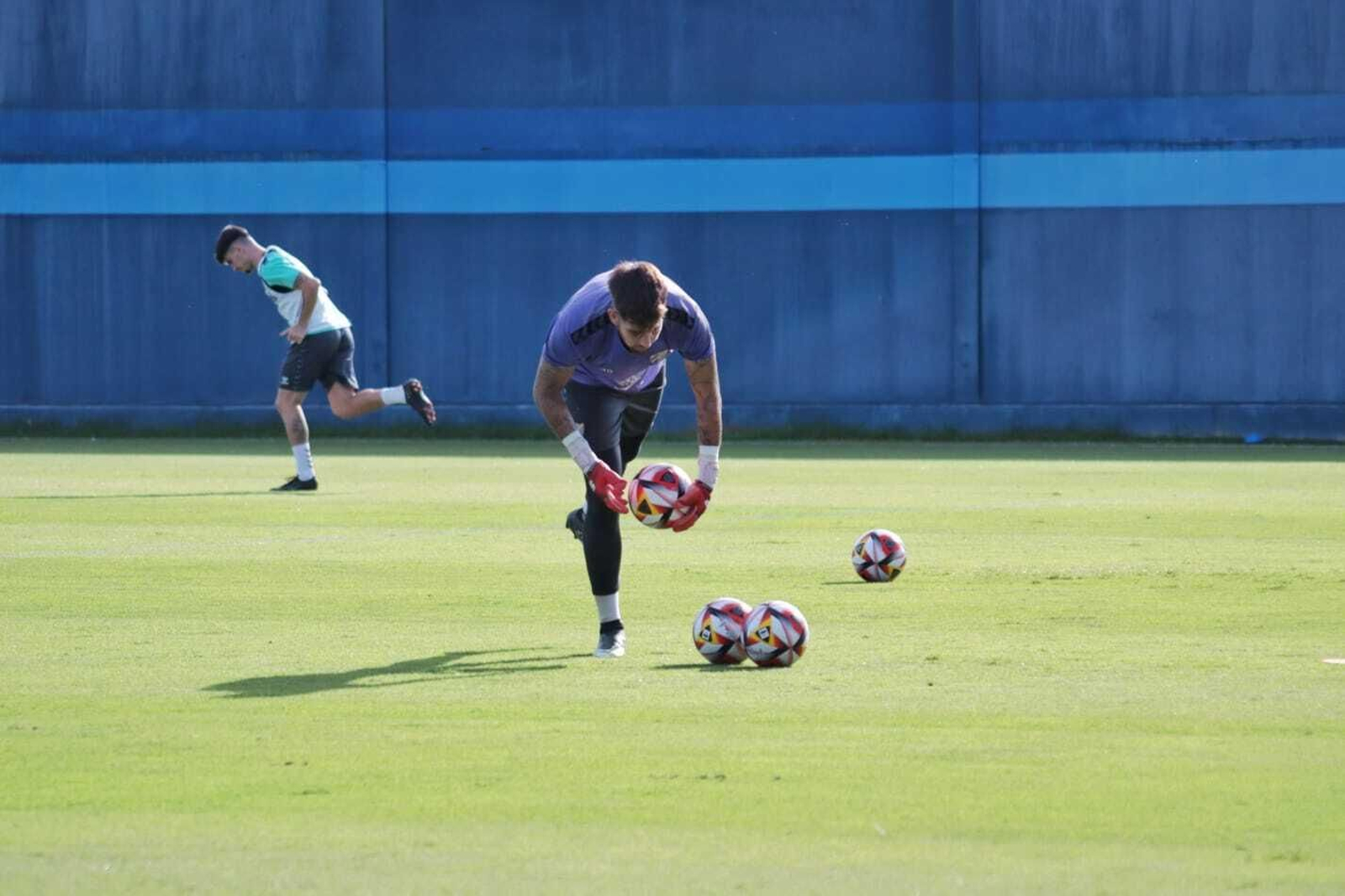 El entrenamiento del Málaga CF, en fotos