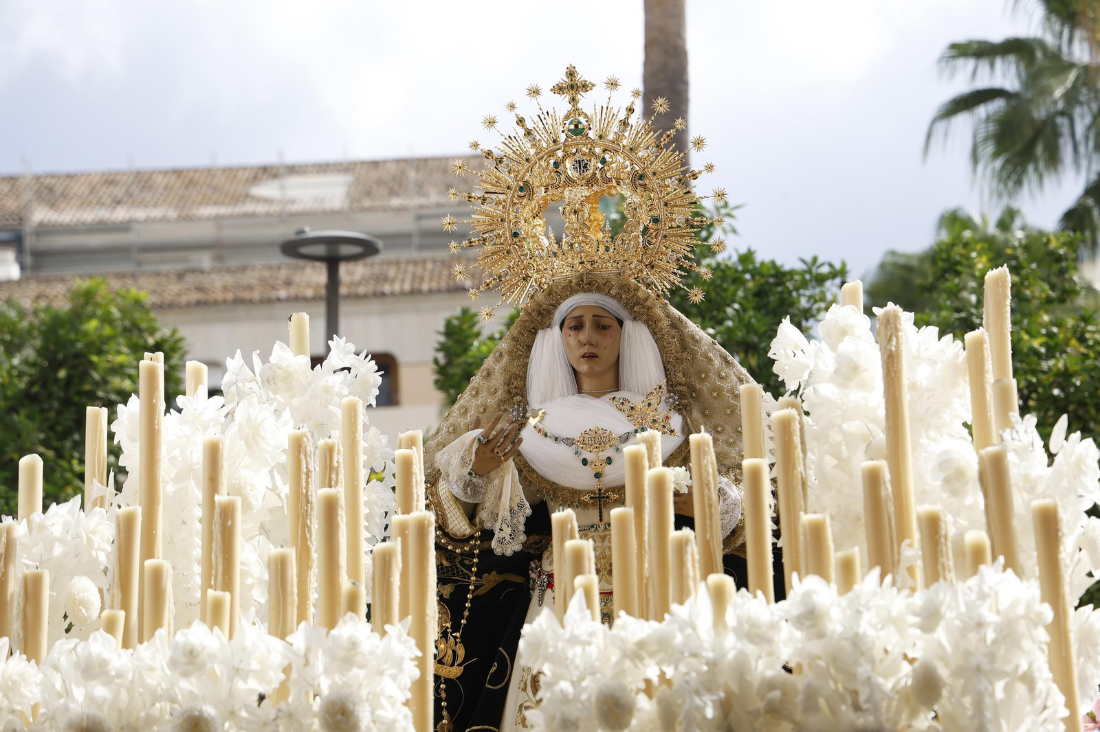 Las fotos de la peregrinación extraordinaria de la Esperanza de Algeciras a la iglesia de la Palma