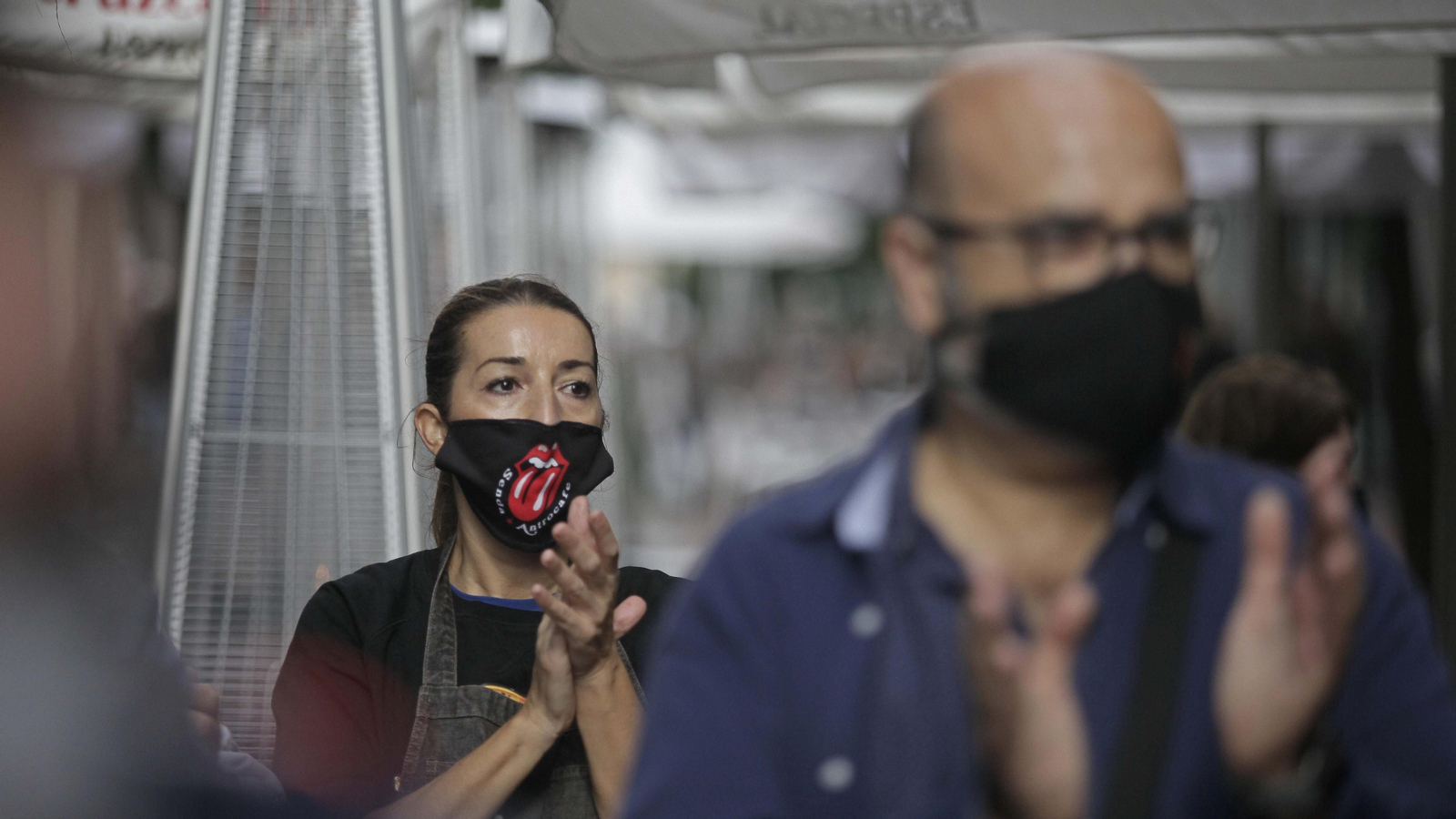 Fotos de la manifestación de la hostelería en Algeciras