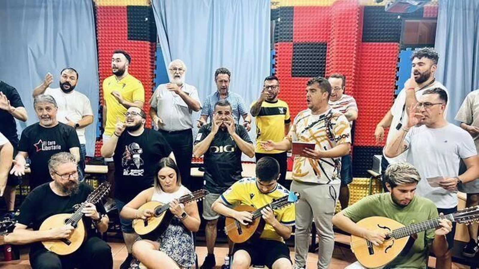 Ensayo del coro 'El gremio'.