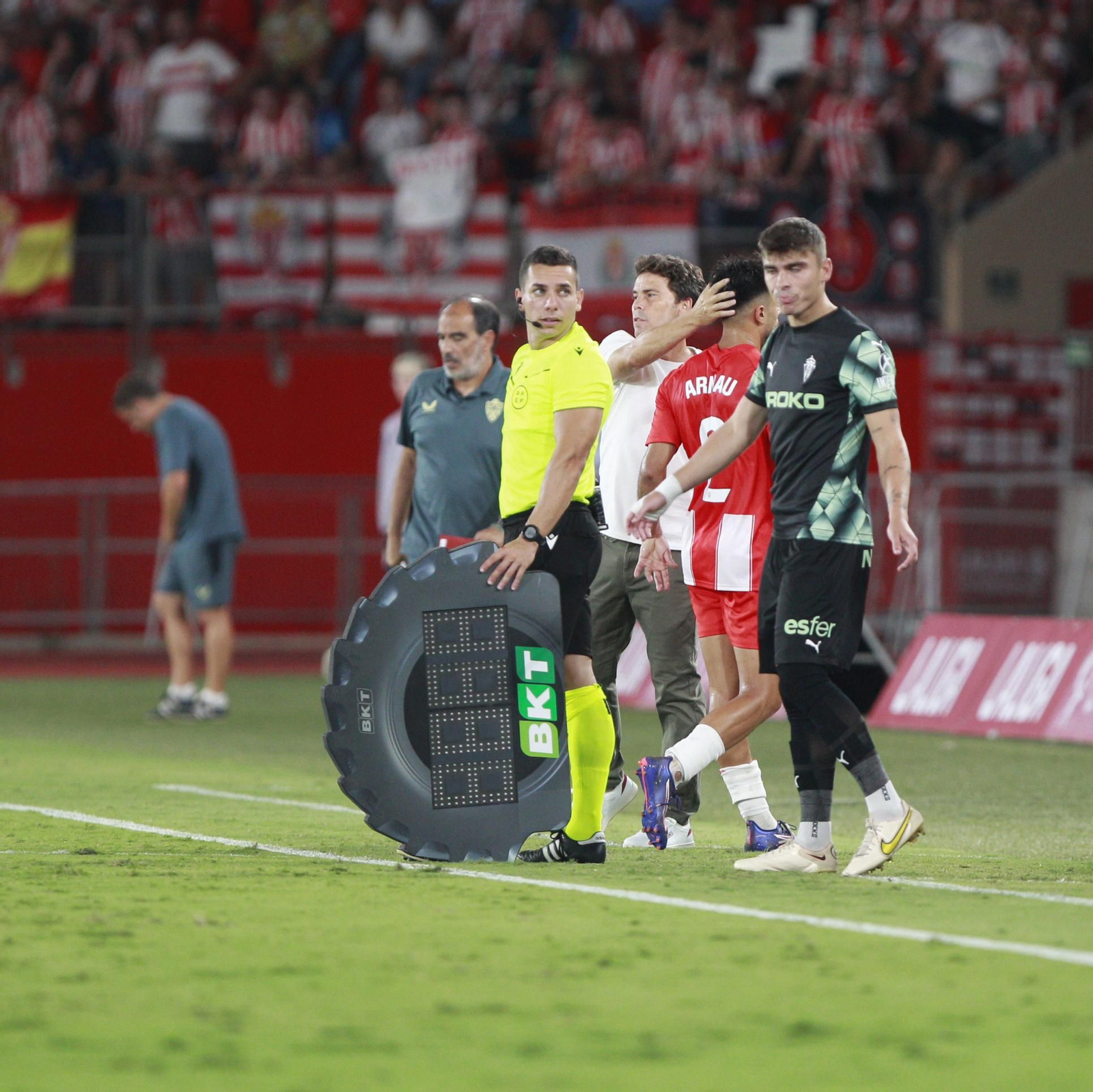 El partido U.D. Almería-Sporting de Gijón, en imágenes