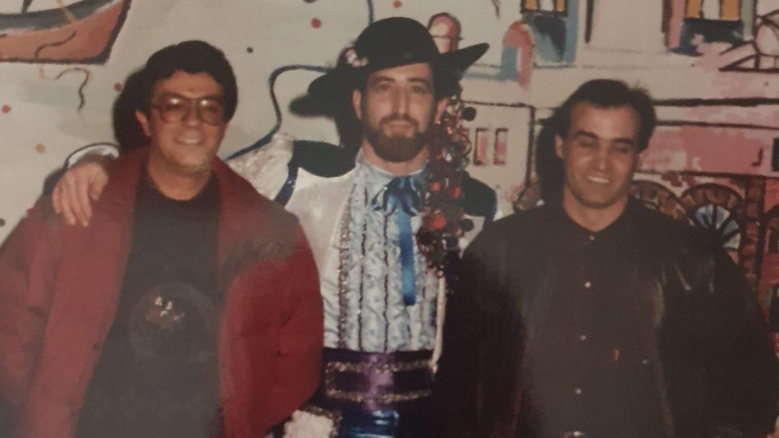 En 'Suspiros de Cai' (1992) con Joaquín Quiñones y Pepito Martínez.