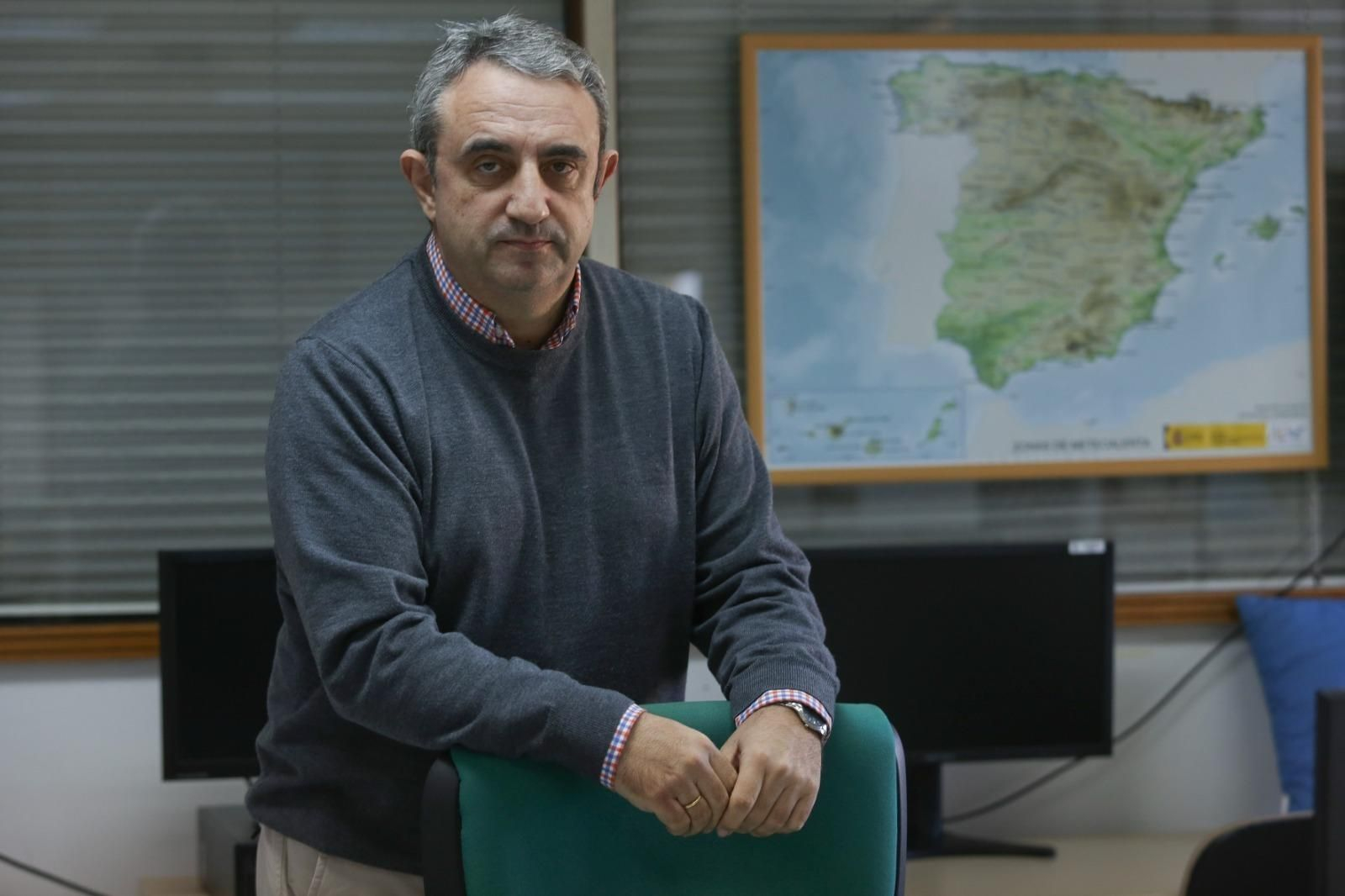 Jesús Riesco Martín, director de la AEMET en Málaga. Jesús Riesco Martín, director de la AEMET en Málaga.