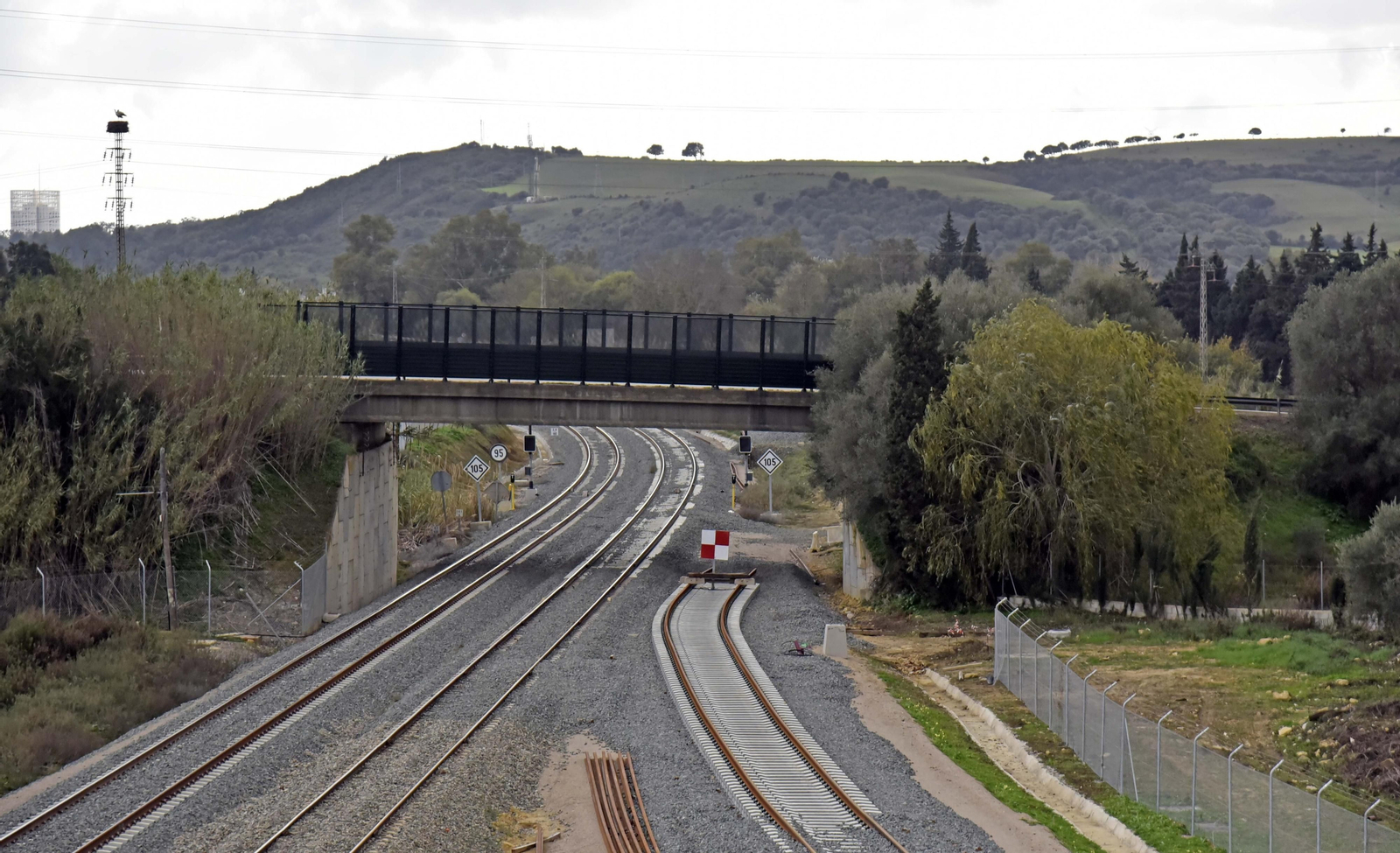 La Algeciras-Bobadilla a su paso por San Roque