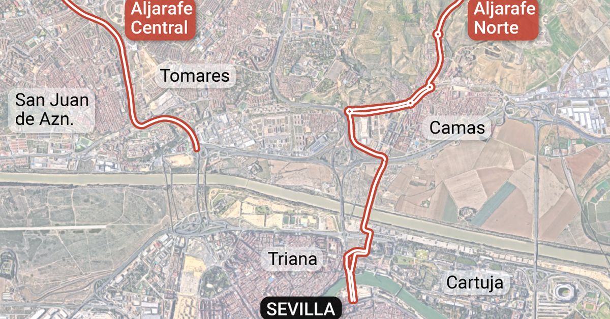 Comienza la obra del carril Bus-VAO de Mairena del Aljarafe y San Juan ...