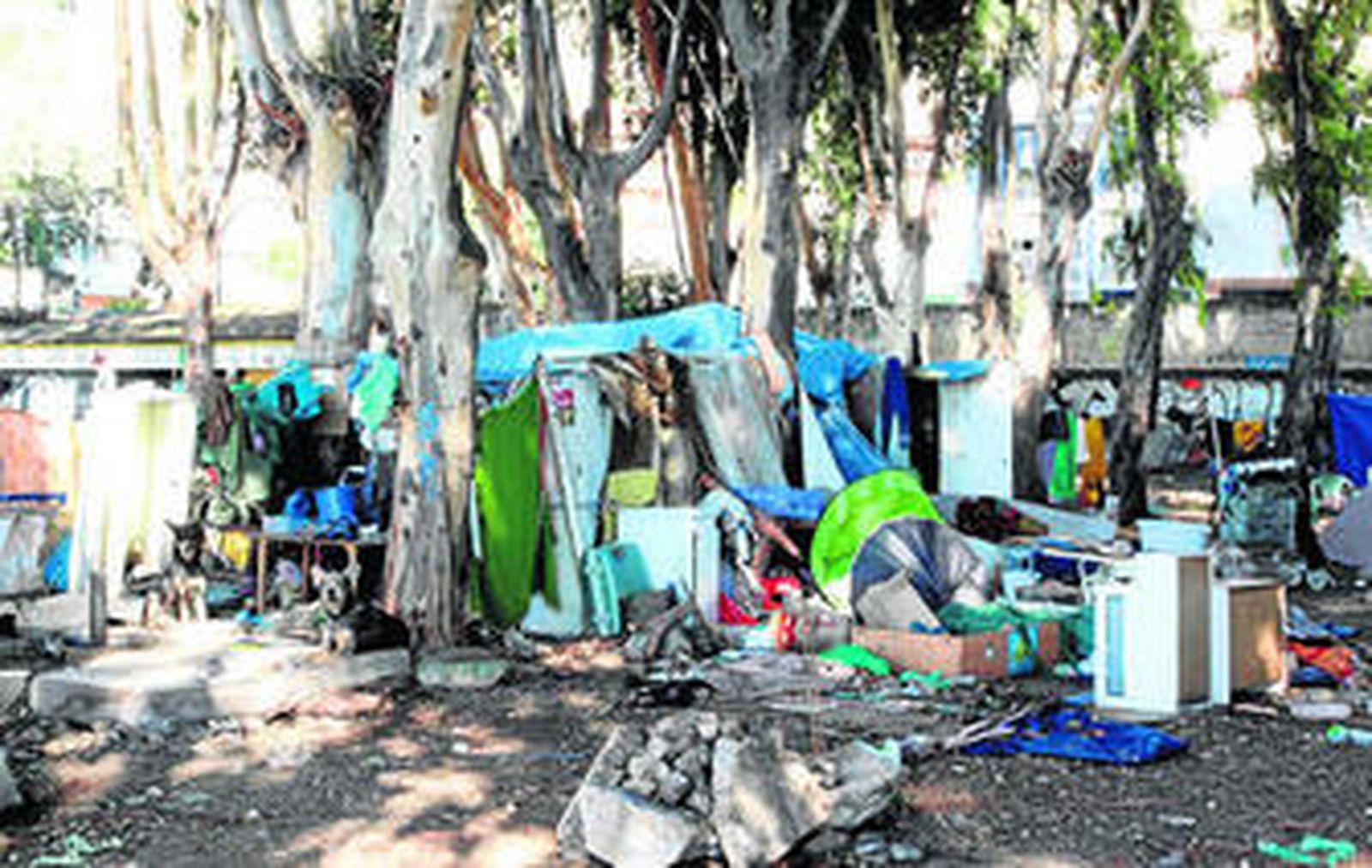 Asentamiento 'okupa' de los Baños del Carmen.