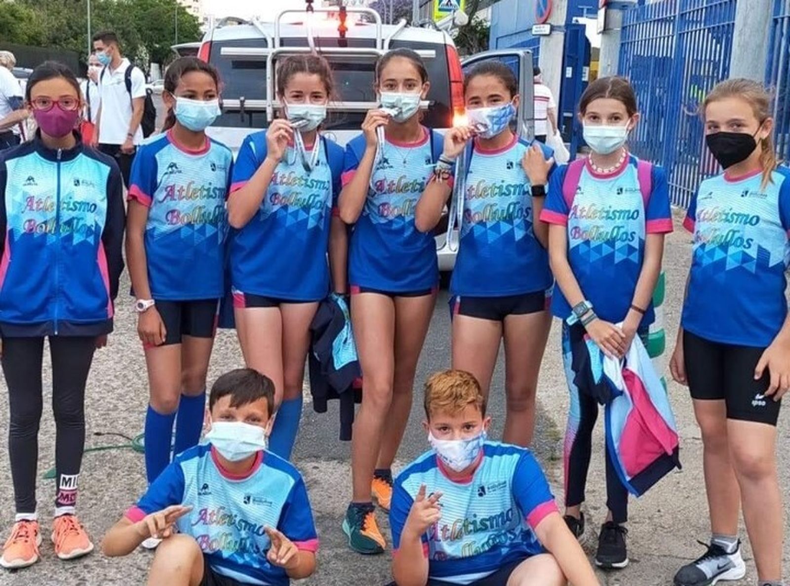 Los representantes del club bollullero completaron una gran actuación.