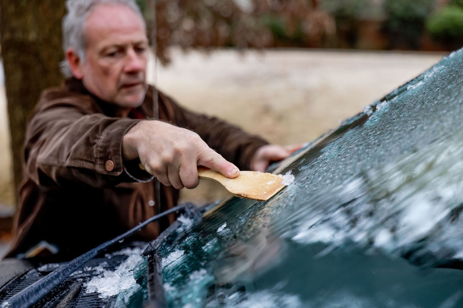 Las gélidas y blancas imágenes que deja la tormenta monstruosa en los EEUU