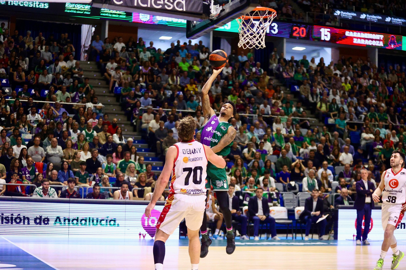 El Unicaja - Casademont Zaragoza, en fotos