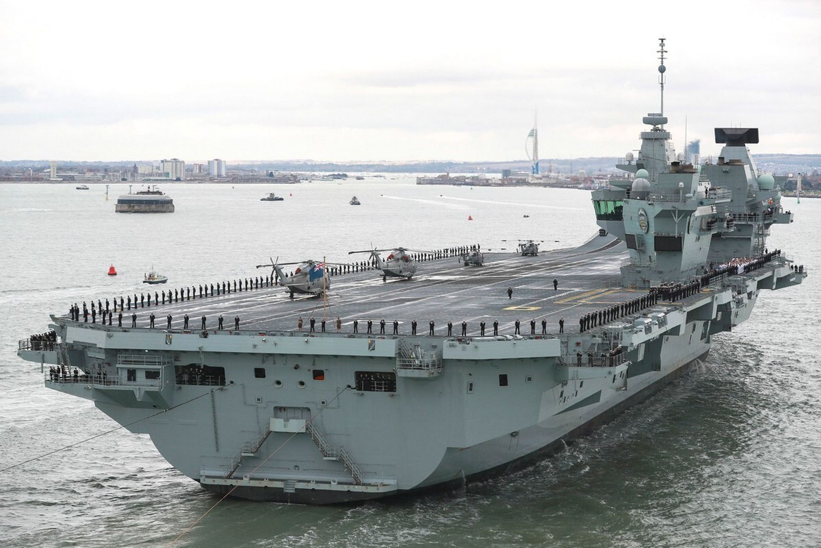 El HMS Prince of Wales.