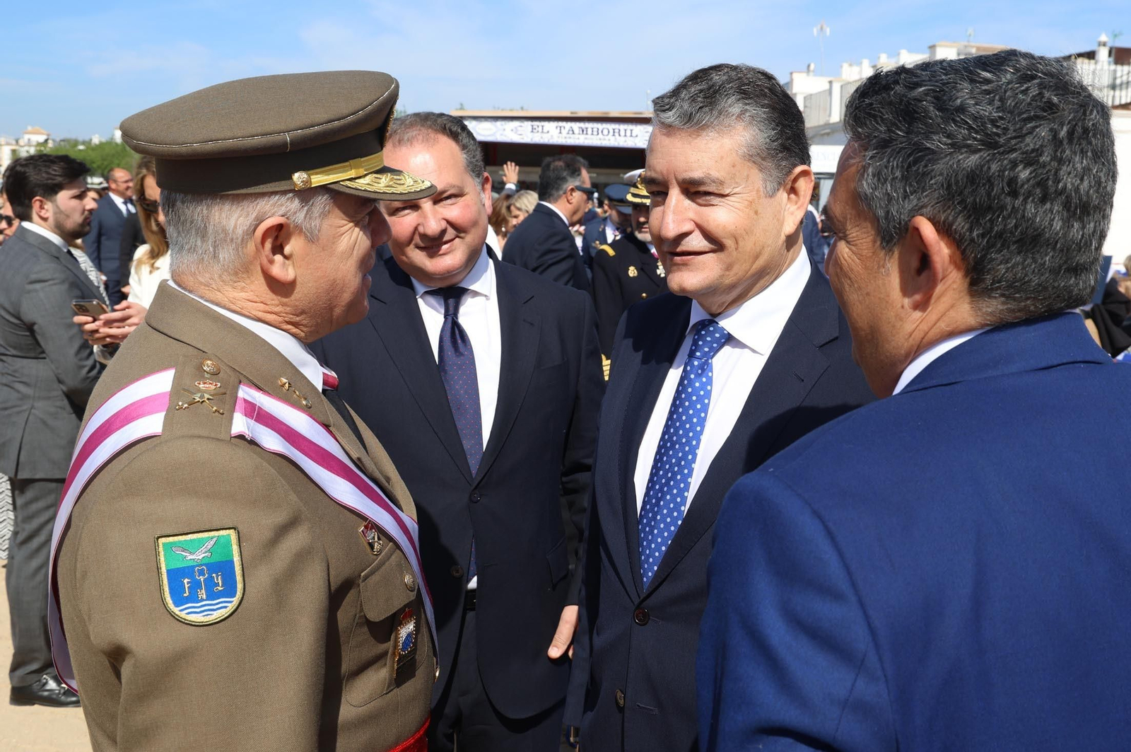 Imágenes del acto de Juramento o Promesa de Fidelidad a la Bandera Nacional en El Rocío