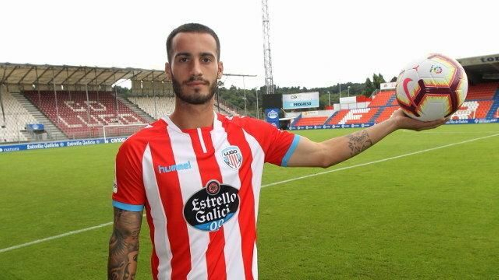 José Carlos Lazo, durante su etapa en el Lugo.