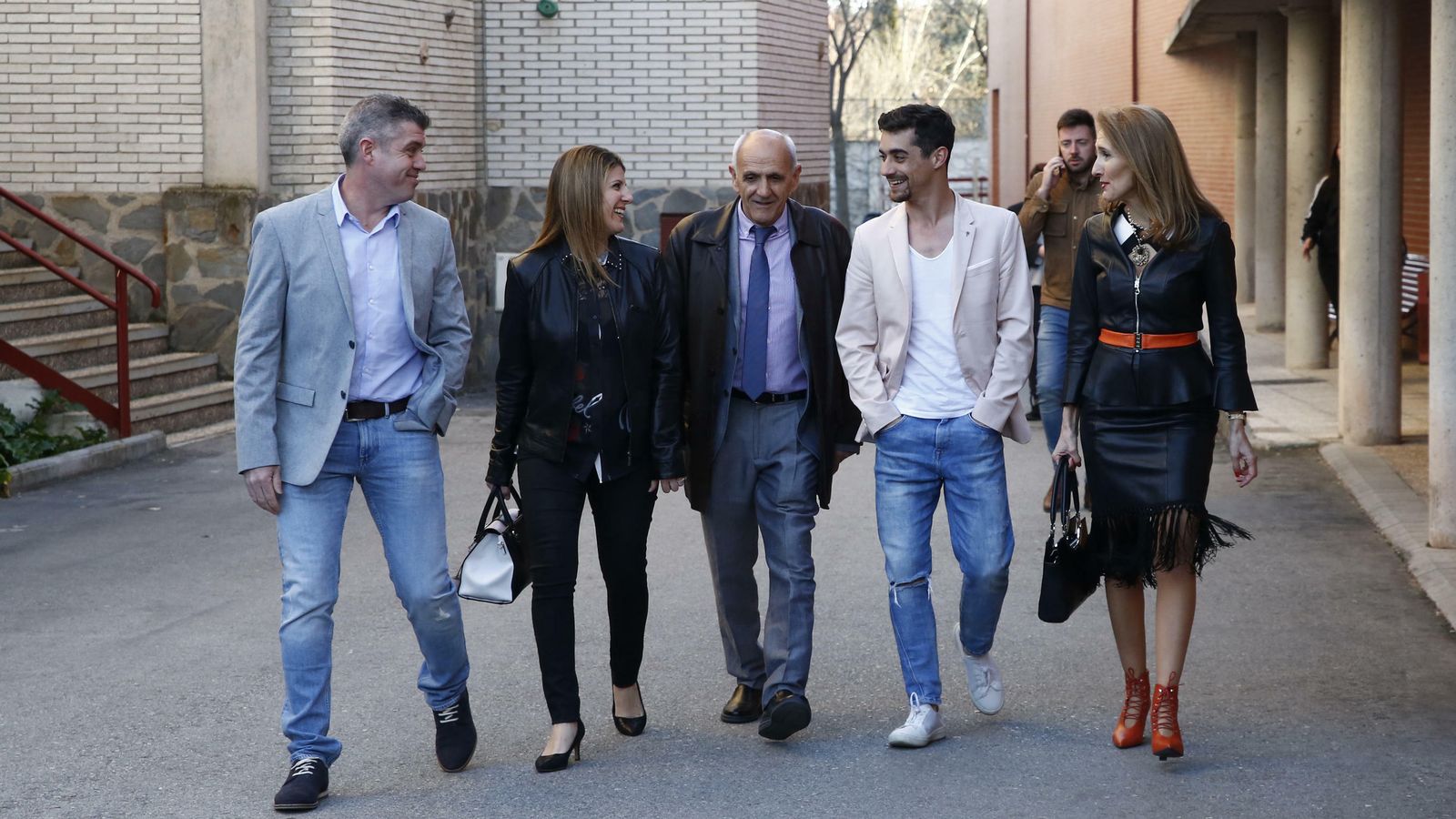 Javier Fernández, a su llegada a la Facultad del Deporte