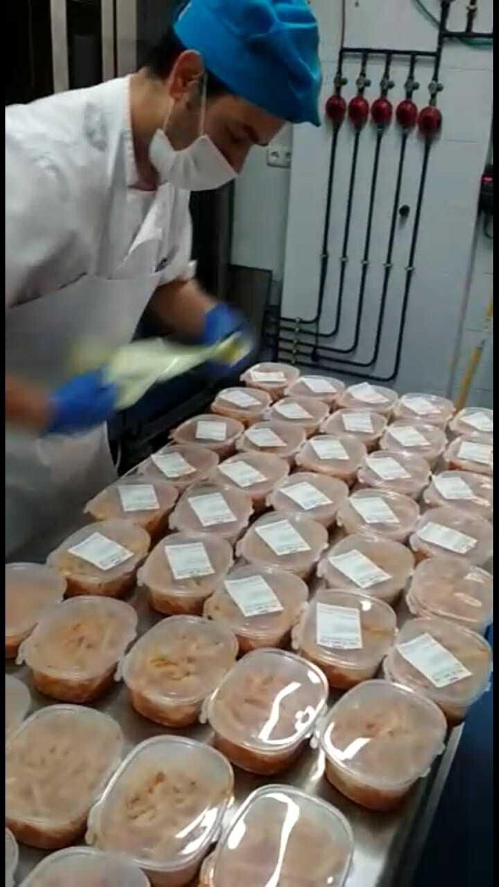 La elaboración de los menús.