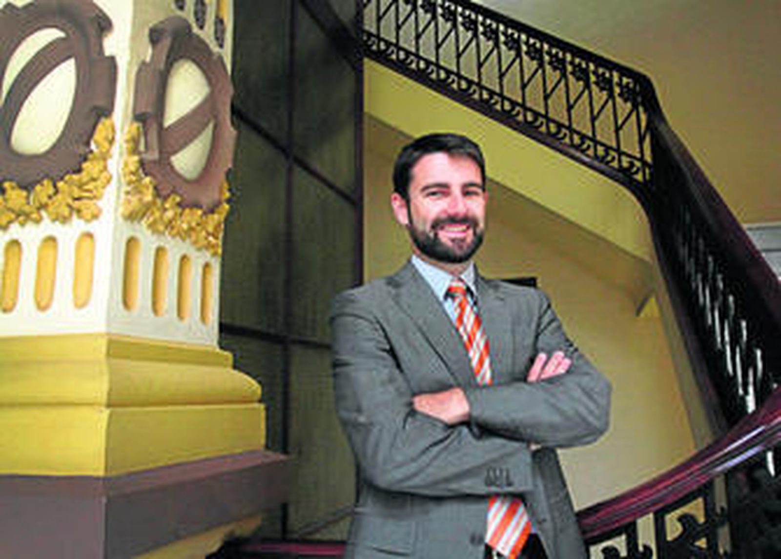 Marc Anderson, en el Ayuntamiento de Málaga en una imagen de 2012.