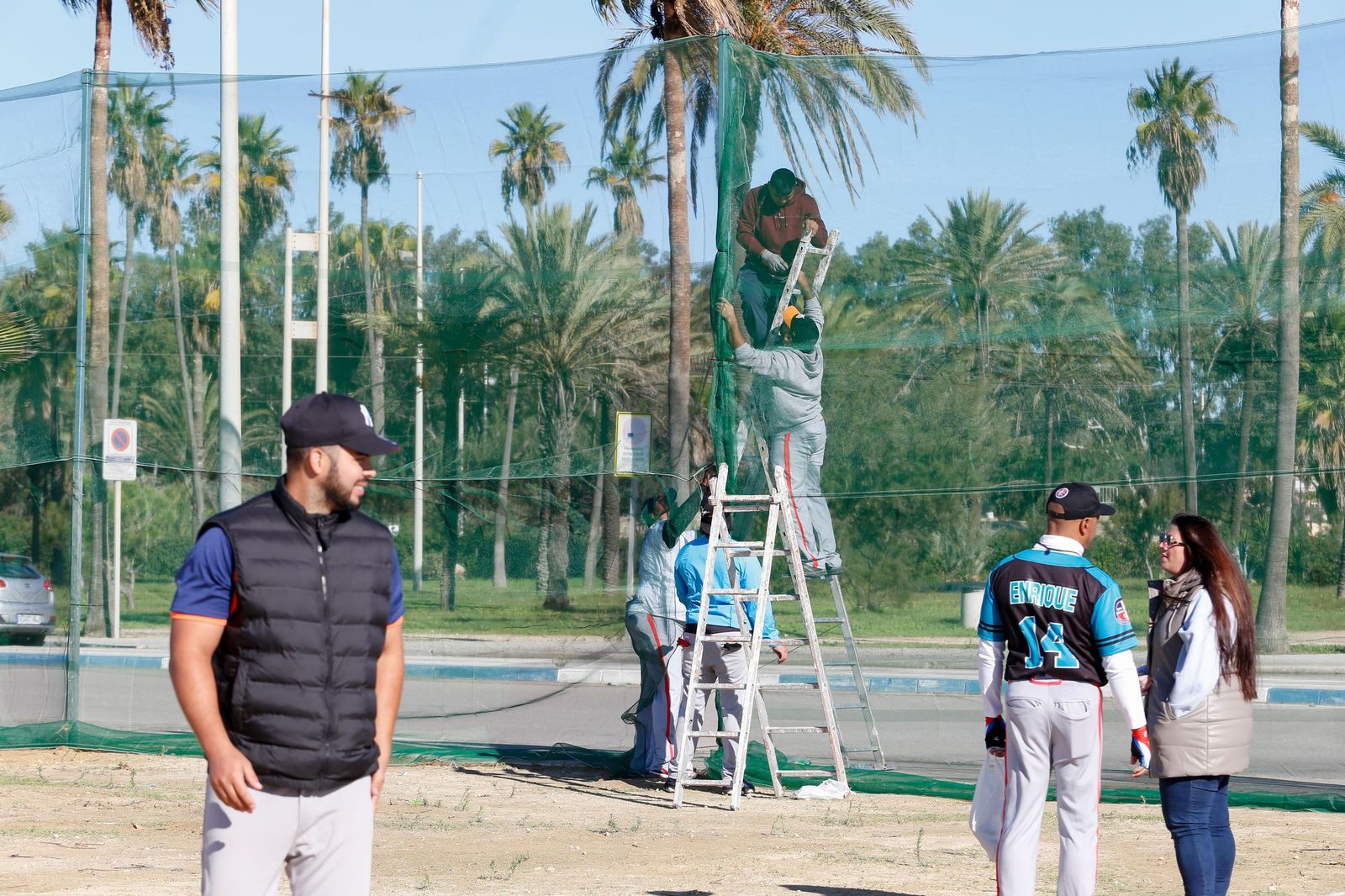 Las fotos del equipo de béisbol Los Ángeles de La Línea