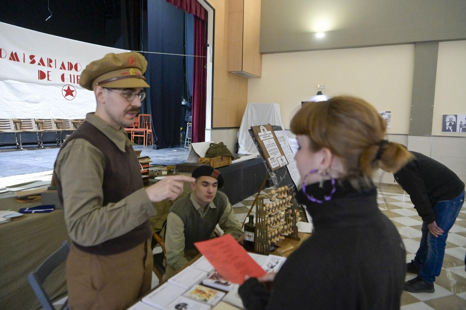 Las mejores imágenes de la recreación de un hospital durante la Guerra Civil en Beas de Granada
