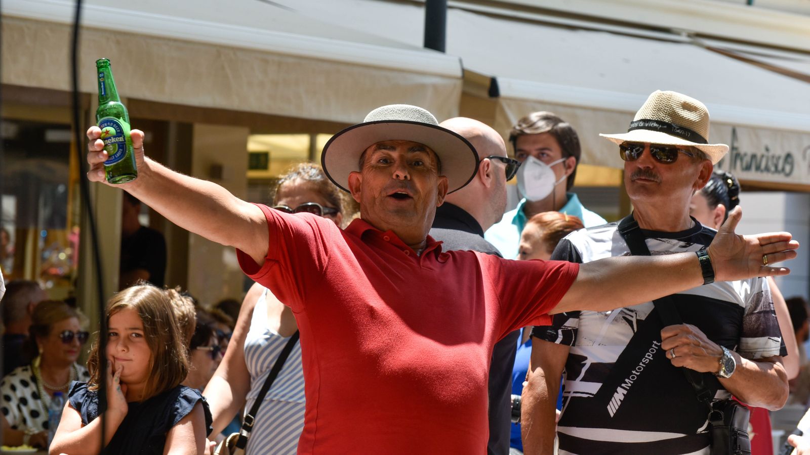 Las fotos del Domingo Rociero en el centro de la Línea