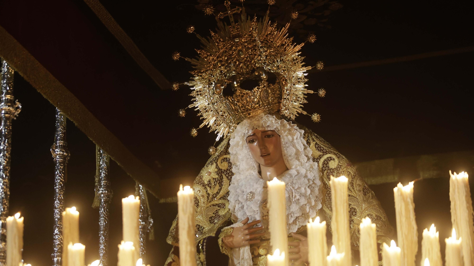 La Magna Mariana de Algeciras por el Parque María Cristina, en imágenes