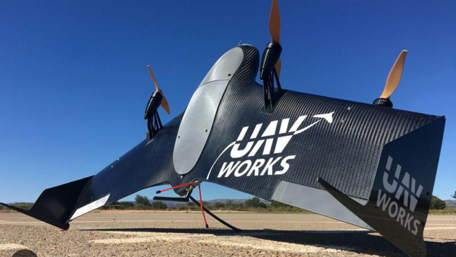 Dron que vigilará durante las 24 horas Cartaya durante el fin de semana de Feria