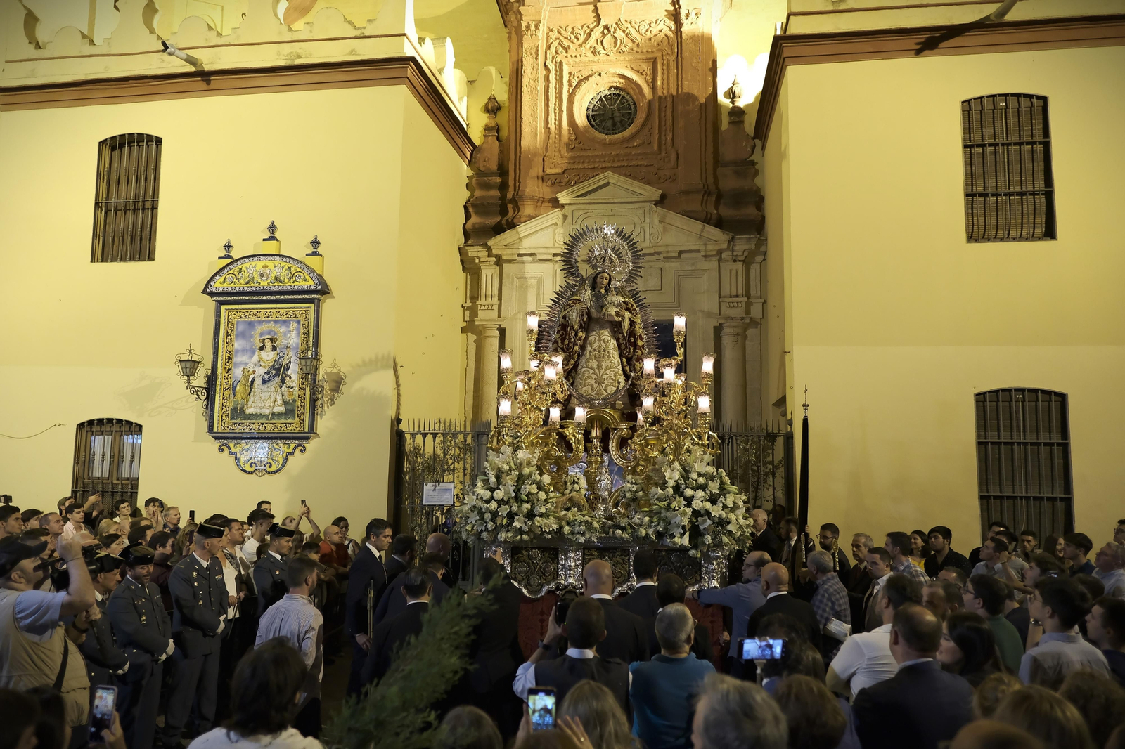 Las imágenes de la procesión de Madre de Dios del Rosario