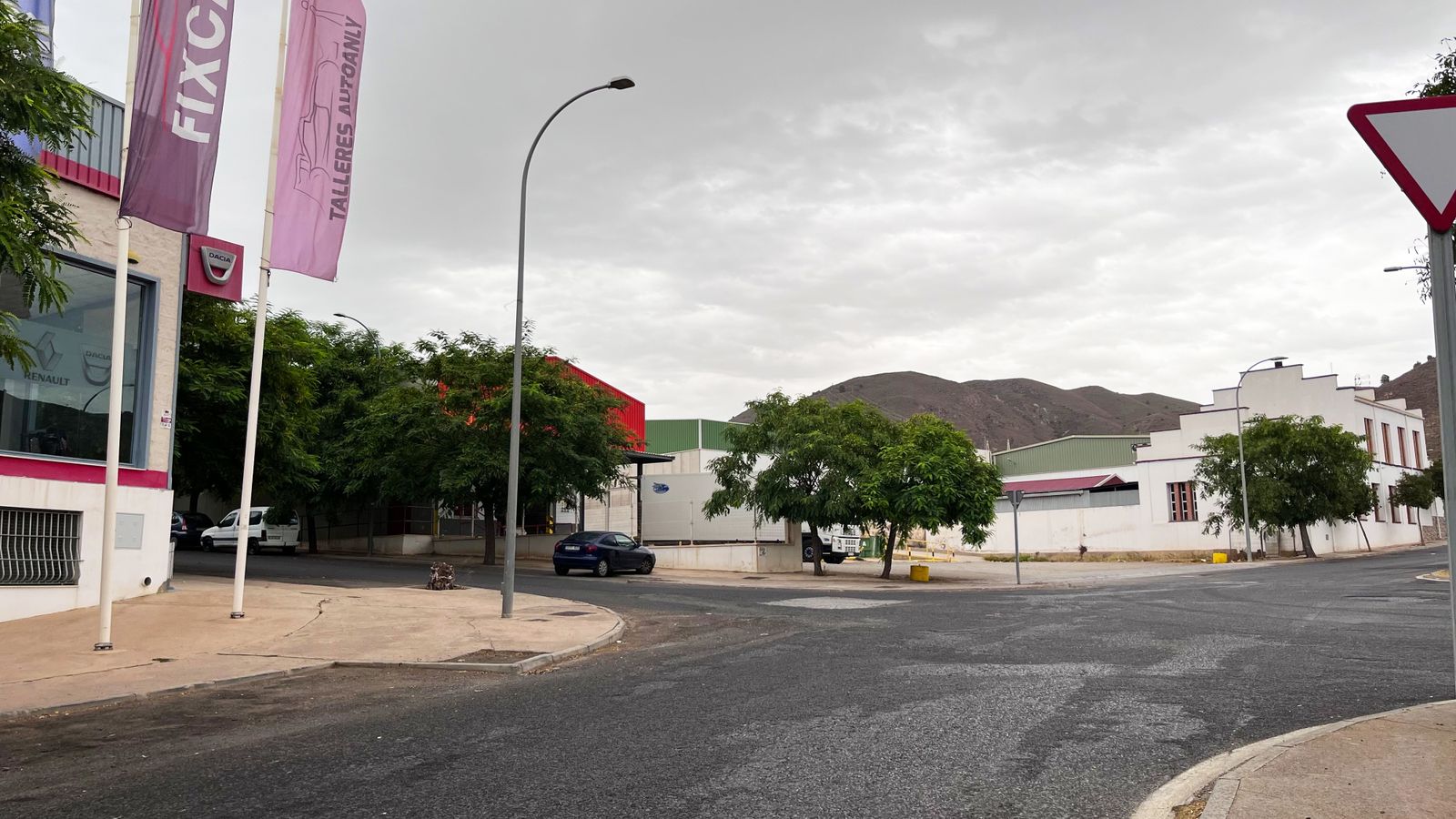 Aspecto actual que luce este polígono industrial virgitano.