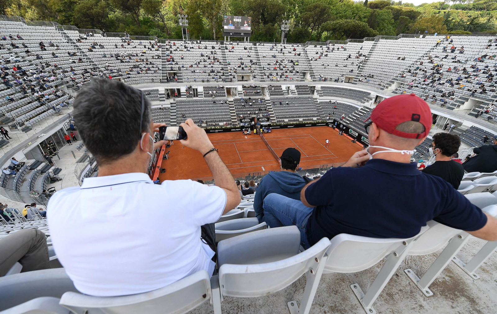 Las fotos de la Alejandro Davidovich ante Novak Djokovic.