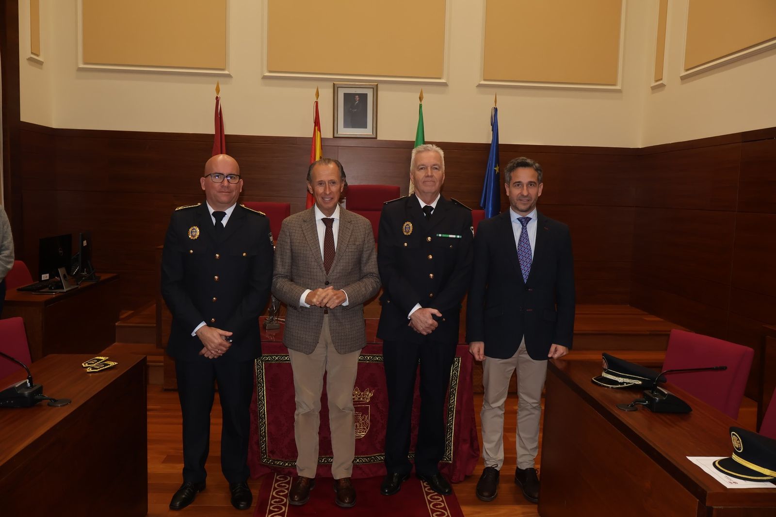 Una imagen de este acto, celebrado en el Salón de Plenos.