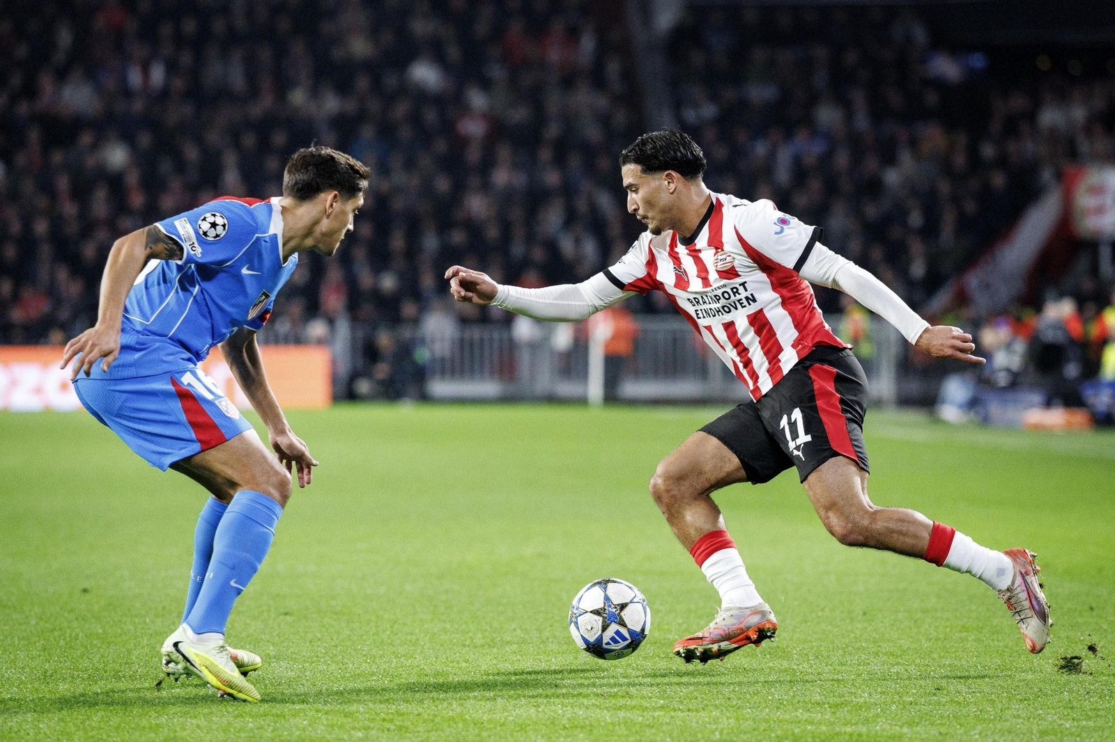 Las imágenes del PSV Eindhoven-Atlético de Madrid