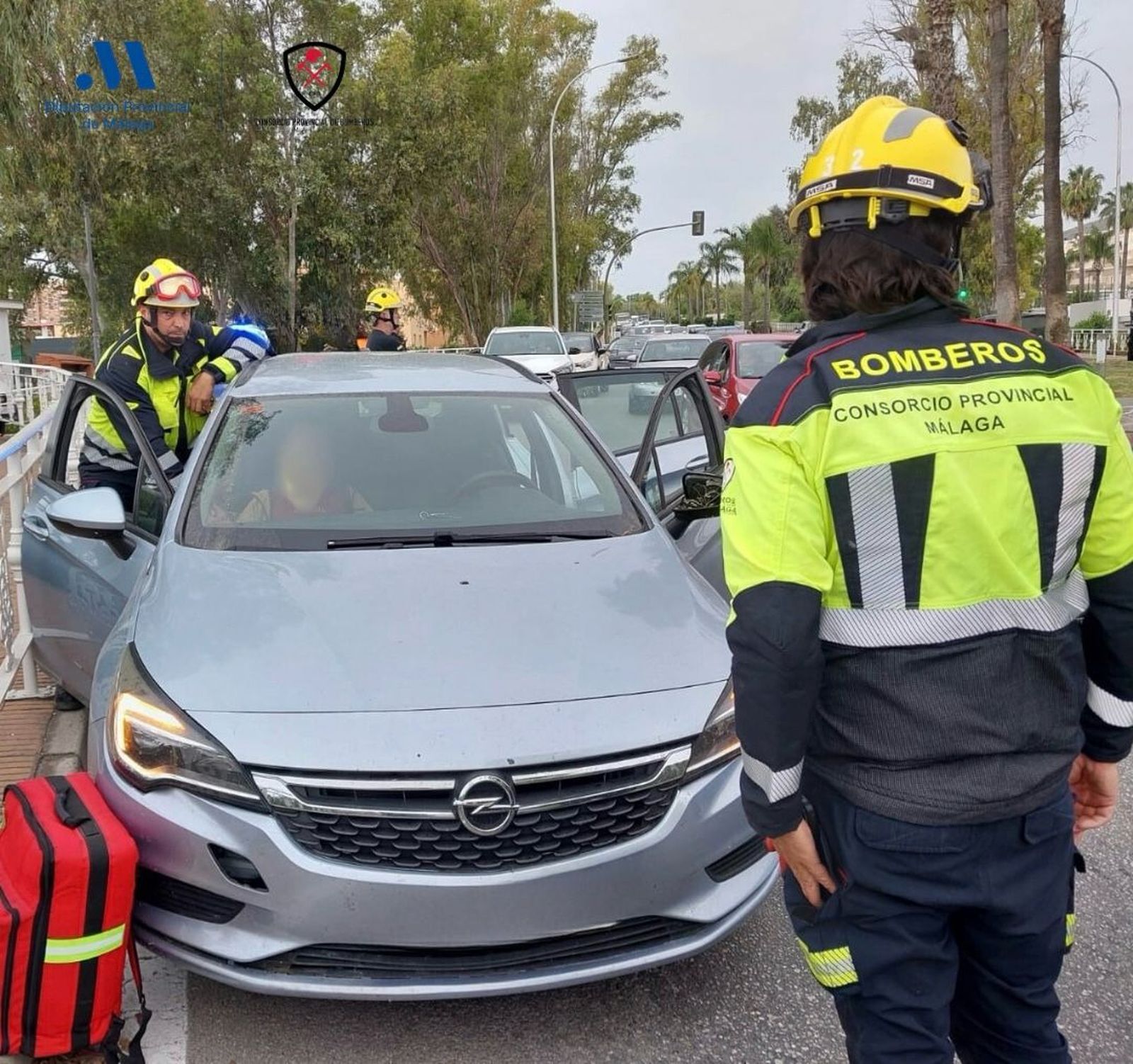 Accidente de tráfico en Torremolinos.