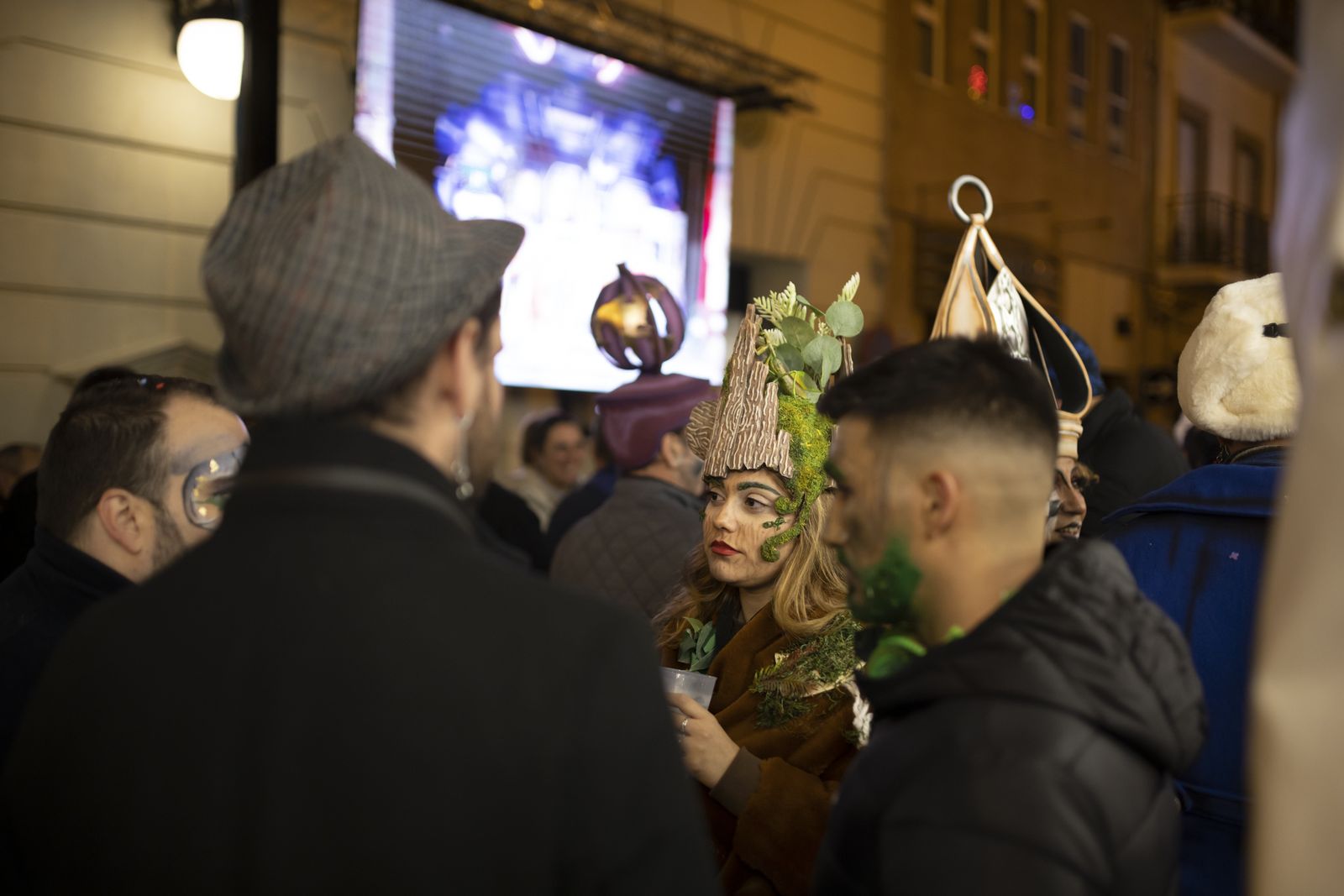 Ambiente en la final  del Carnaval Colombino