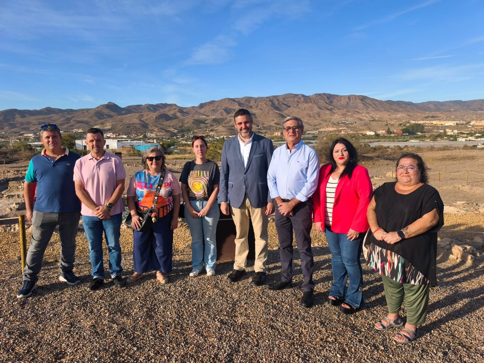 Juan José Alonso en el yacimiento de Bayyana.