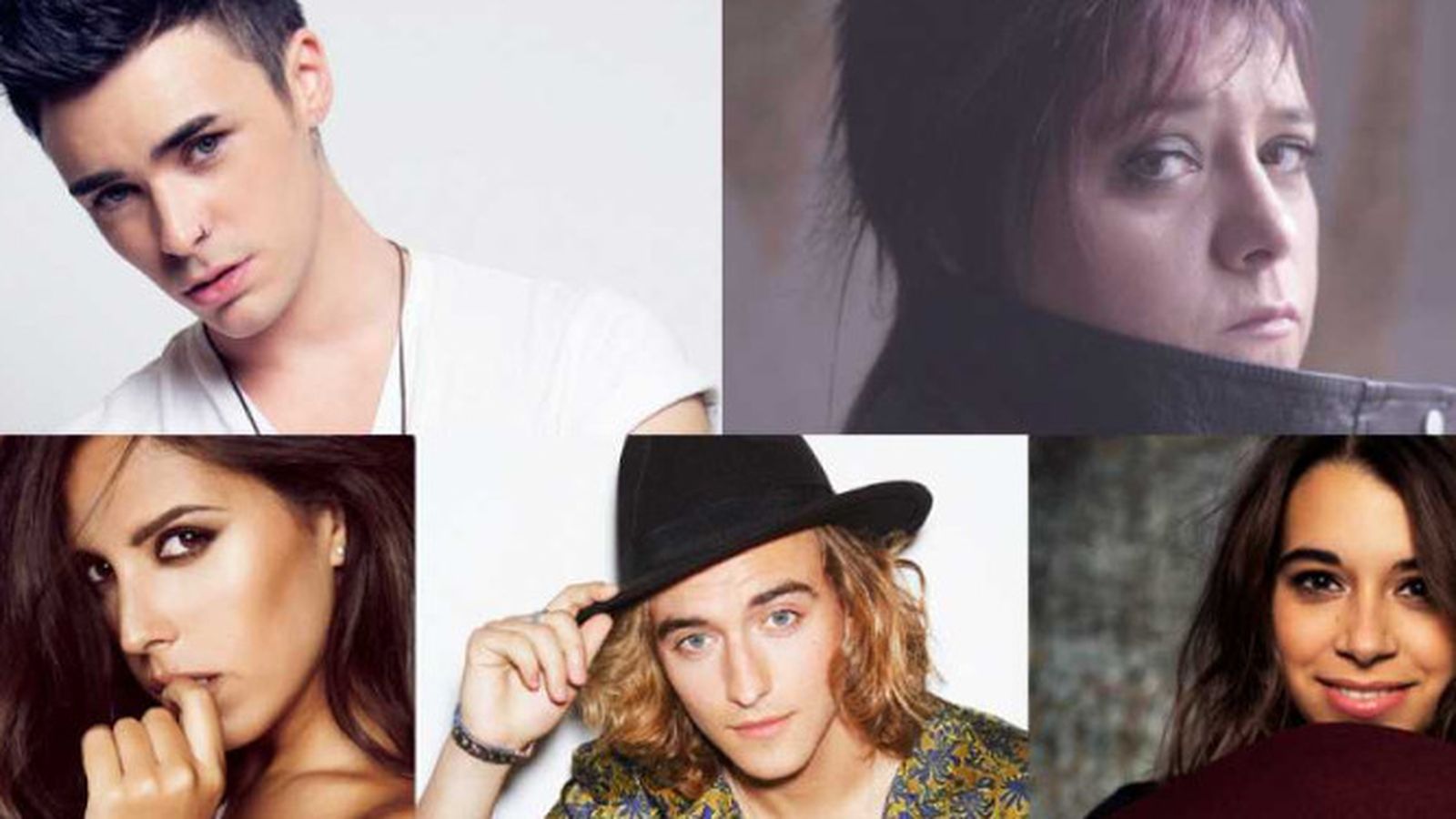 Candidatos a ir a Eurovisión.