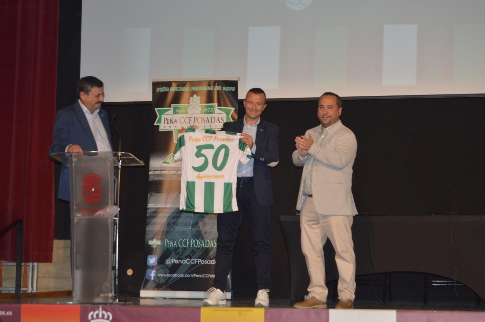 Pepe Díaz, reconocido por la Peña de Posadas.