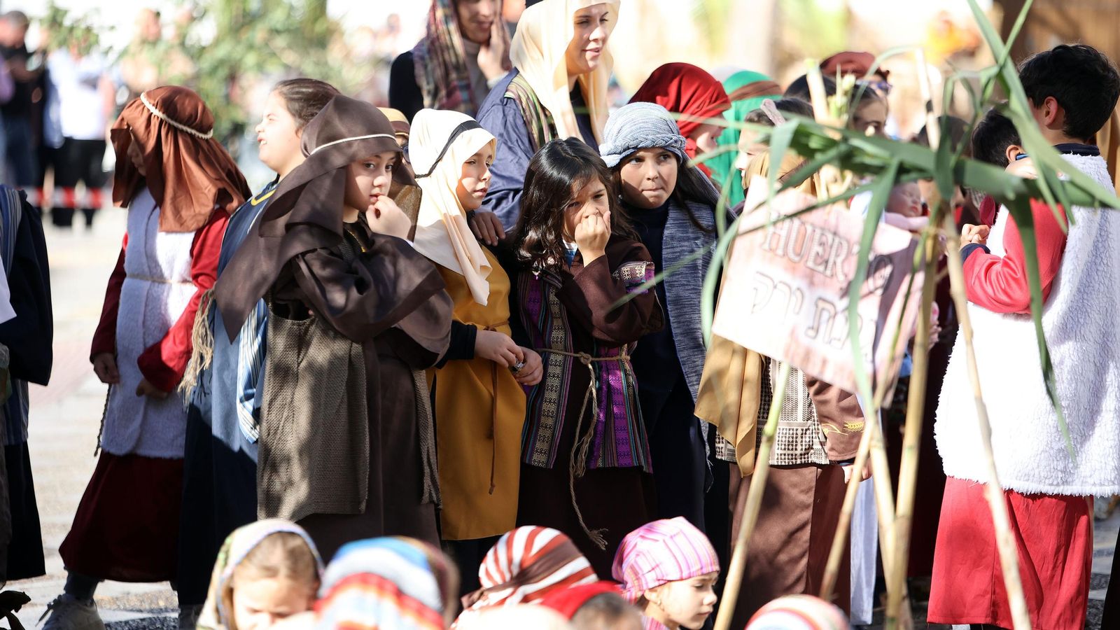 Imágenes del Belén Viviente de la plaza San Lucas en Jerez