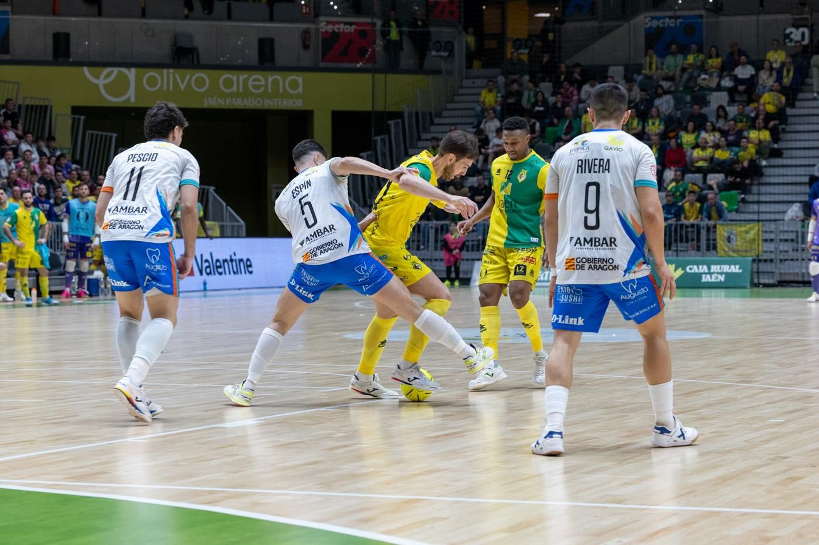 Las mejores imágenes del empate entre Jaén FS y Wanapix Sala 10 Zaragoza