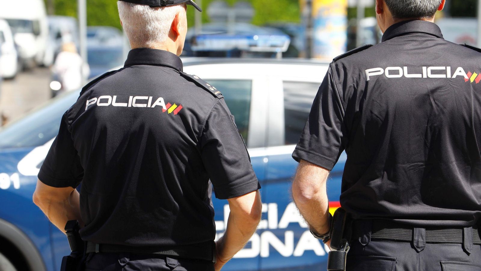 Policías en Córdoba capital. Policías en Córdoba capital.