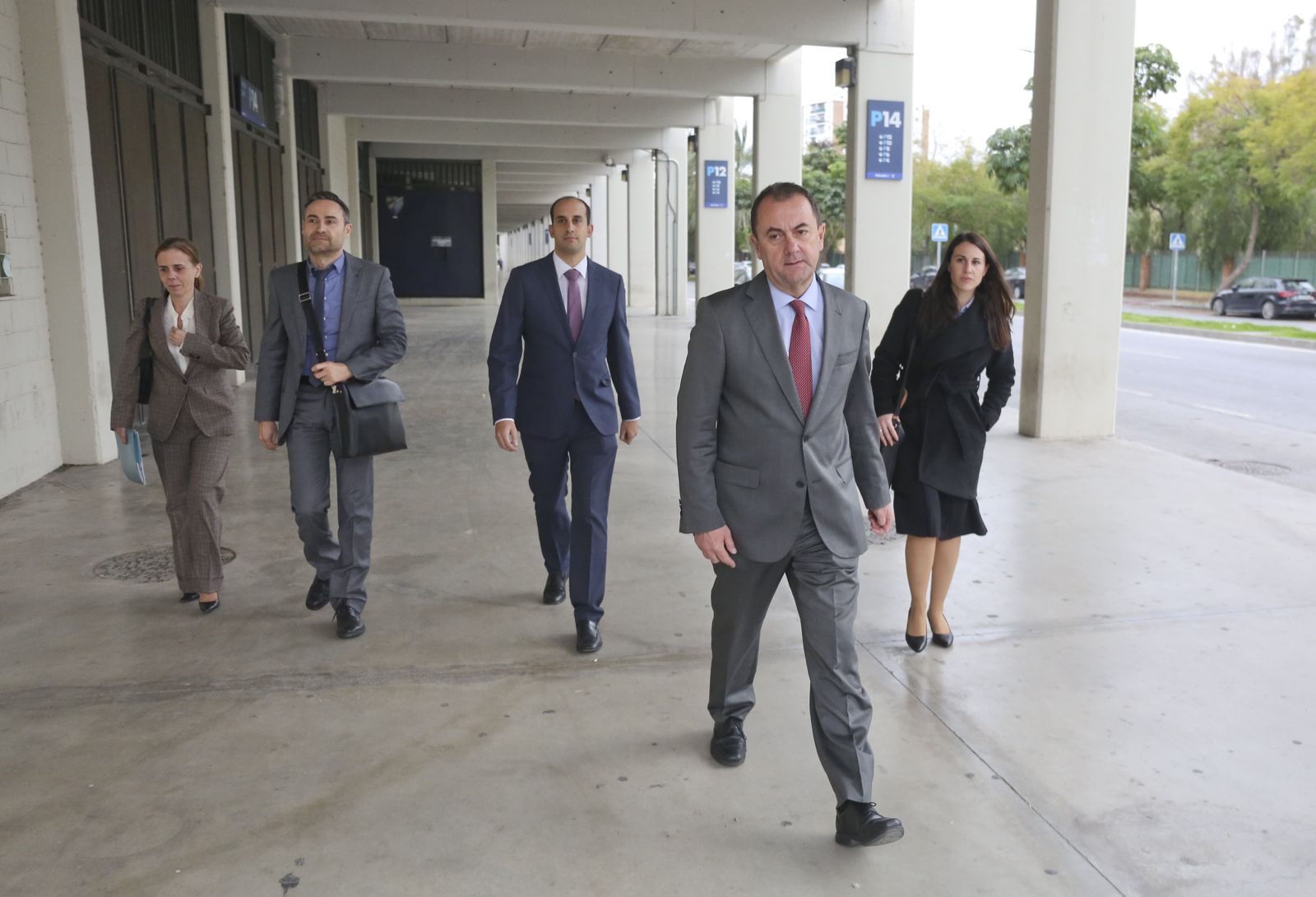 Las fotos del primer día en La Rosaleda del administrador José María Muñoz Jiménez