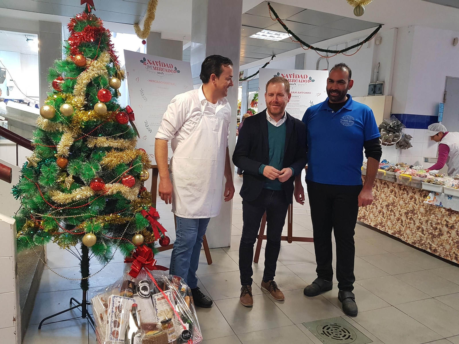 Presentación en el Mercado de San Antonio de la programación de Navidad.