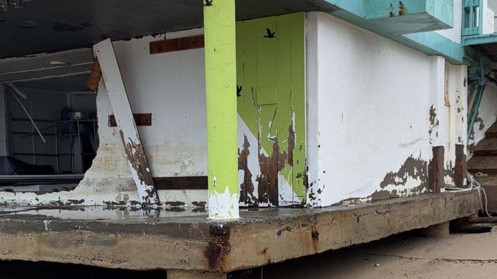 Más daños por el temporal.