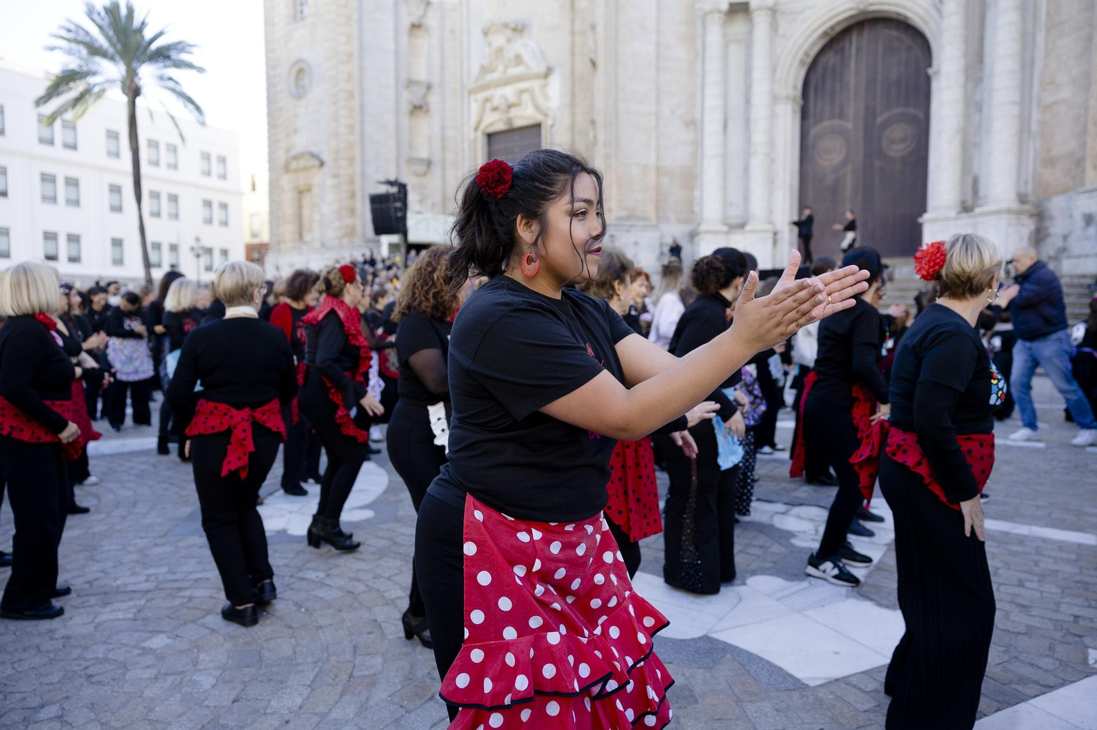 Búscate en las imágenes del flashmob del Día del Flamenco