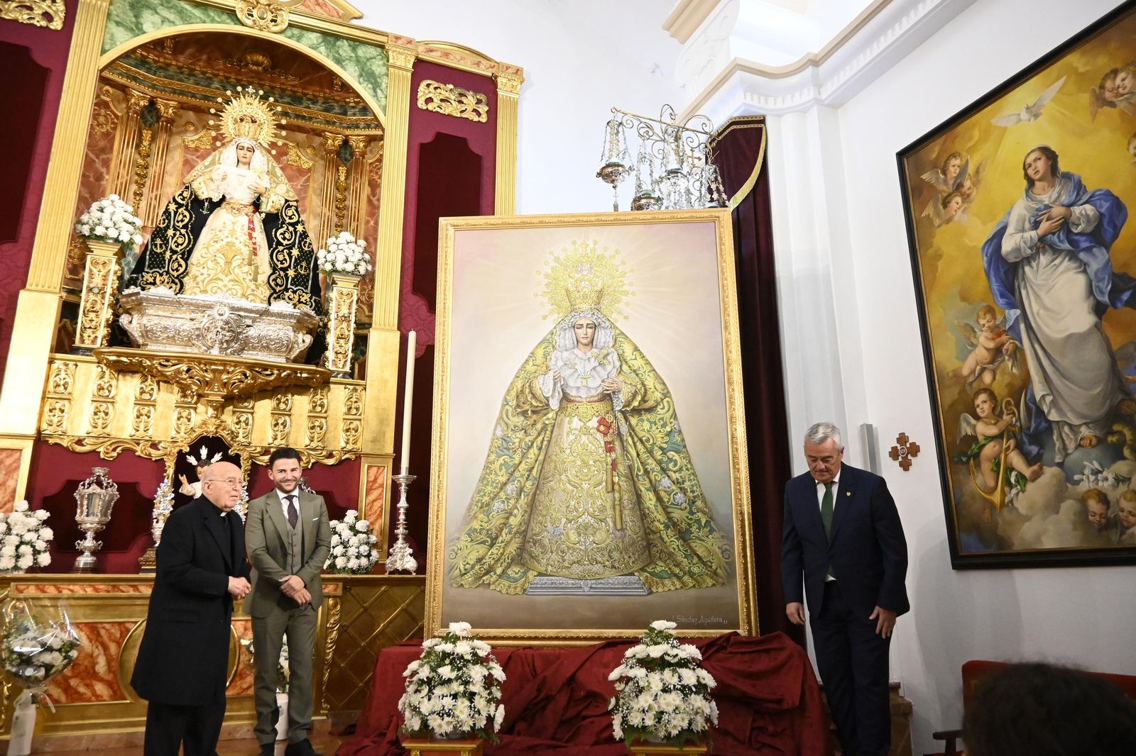 Presentación del cartel de 25 aniversario de la coronación de la Esperanza de Huelva