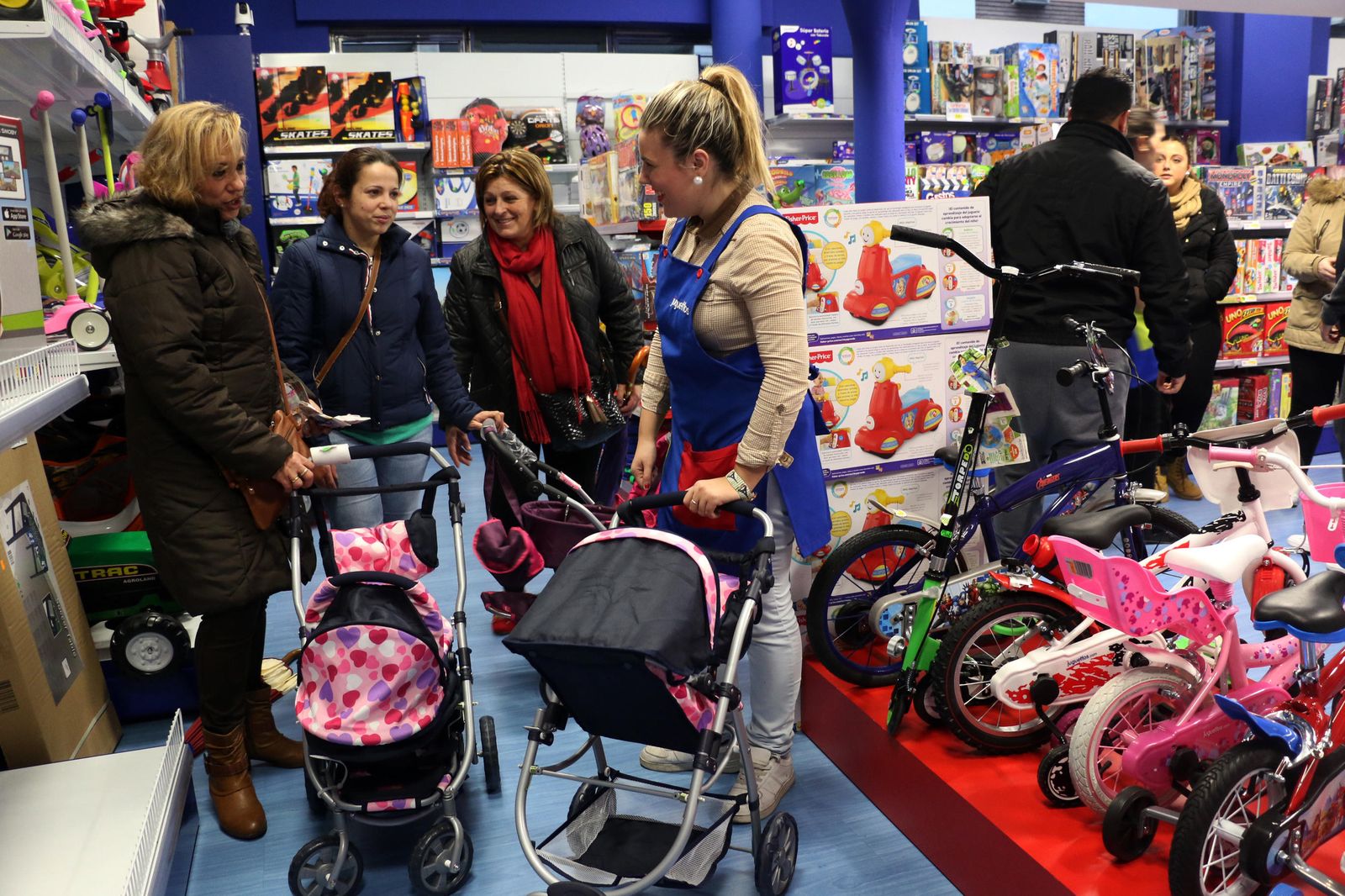 Una juguetería de la capital.