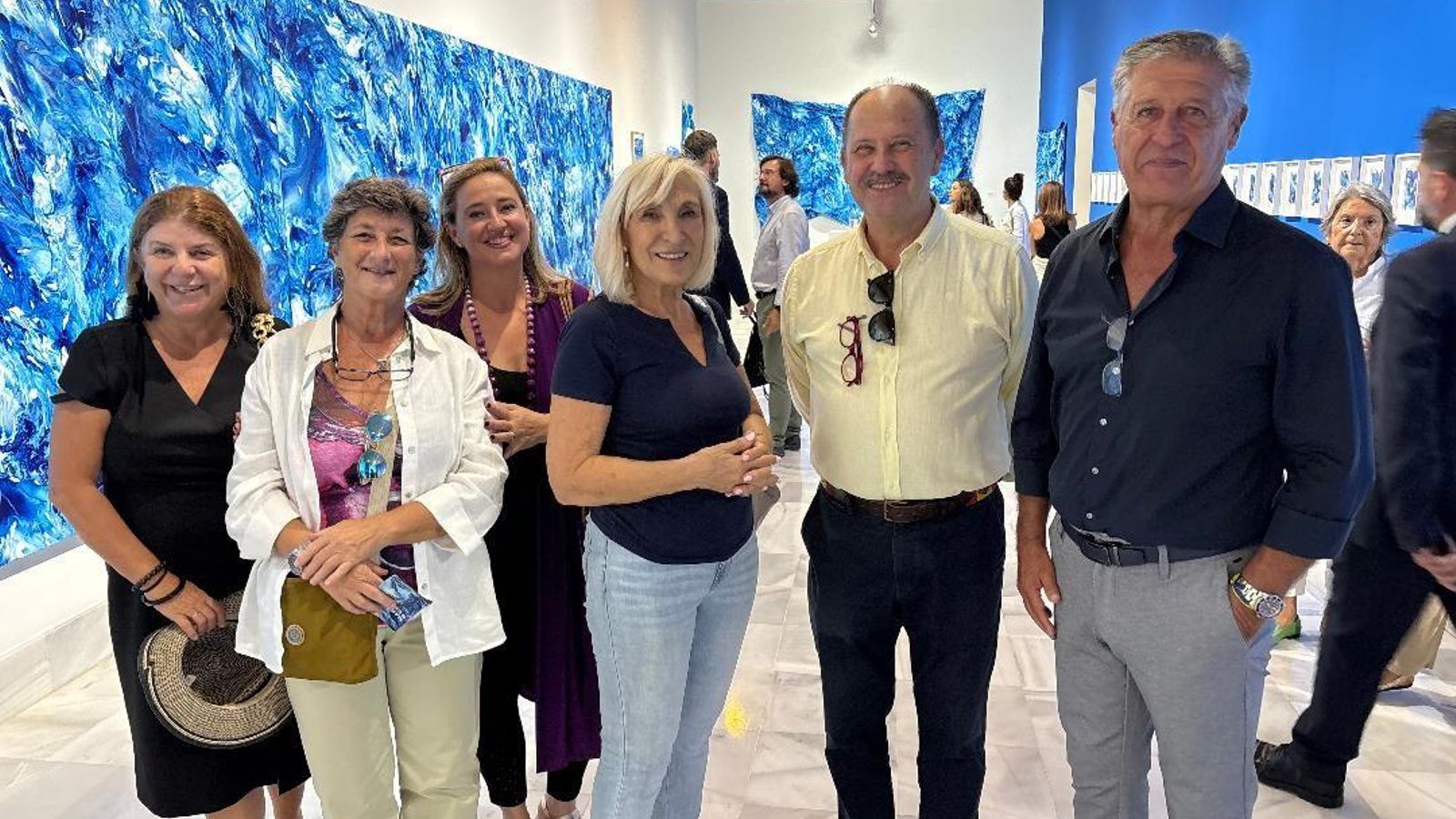 María José Madurga, Cristina Velasco, Alejandra de la Cruz, Susi Cigüela, Emilio de la Cruz y Hugo Vaca