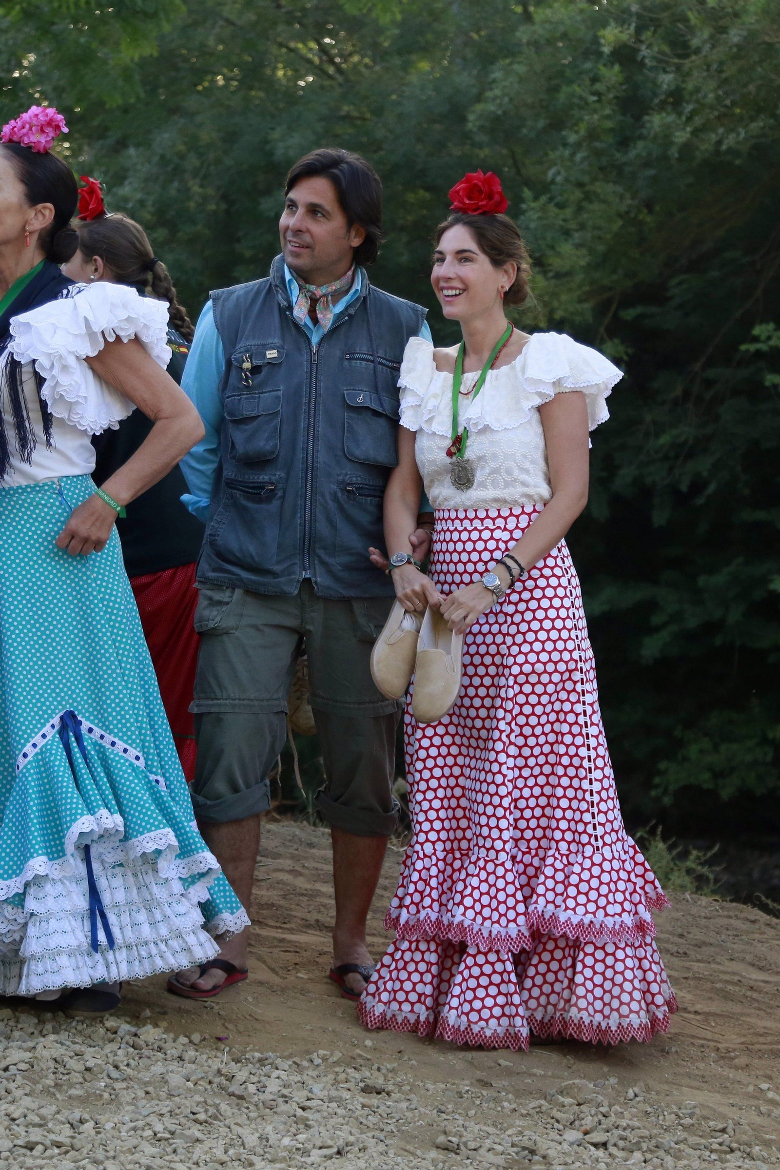 Fran Rivera con su esposa, Lourdes Montes.