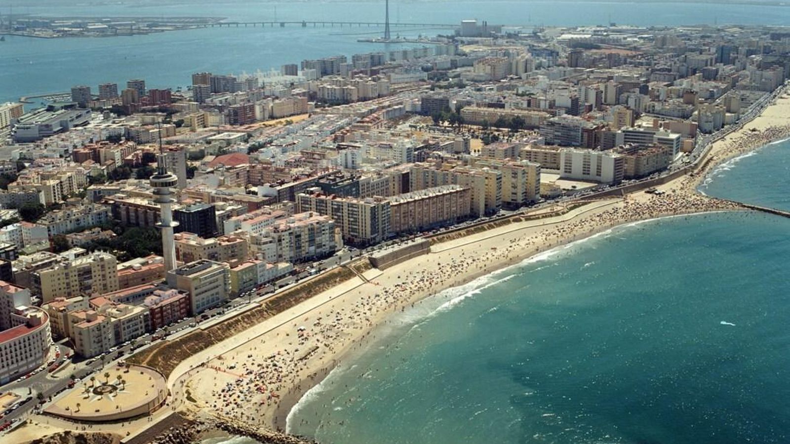 Vista panorámica de Santa María del Mar