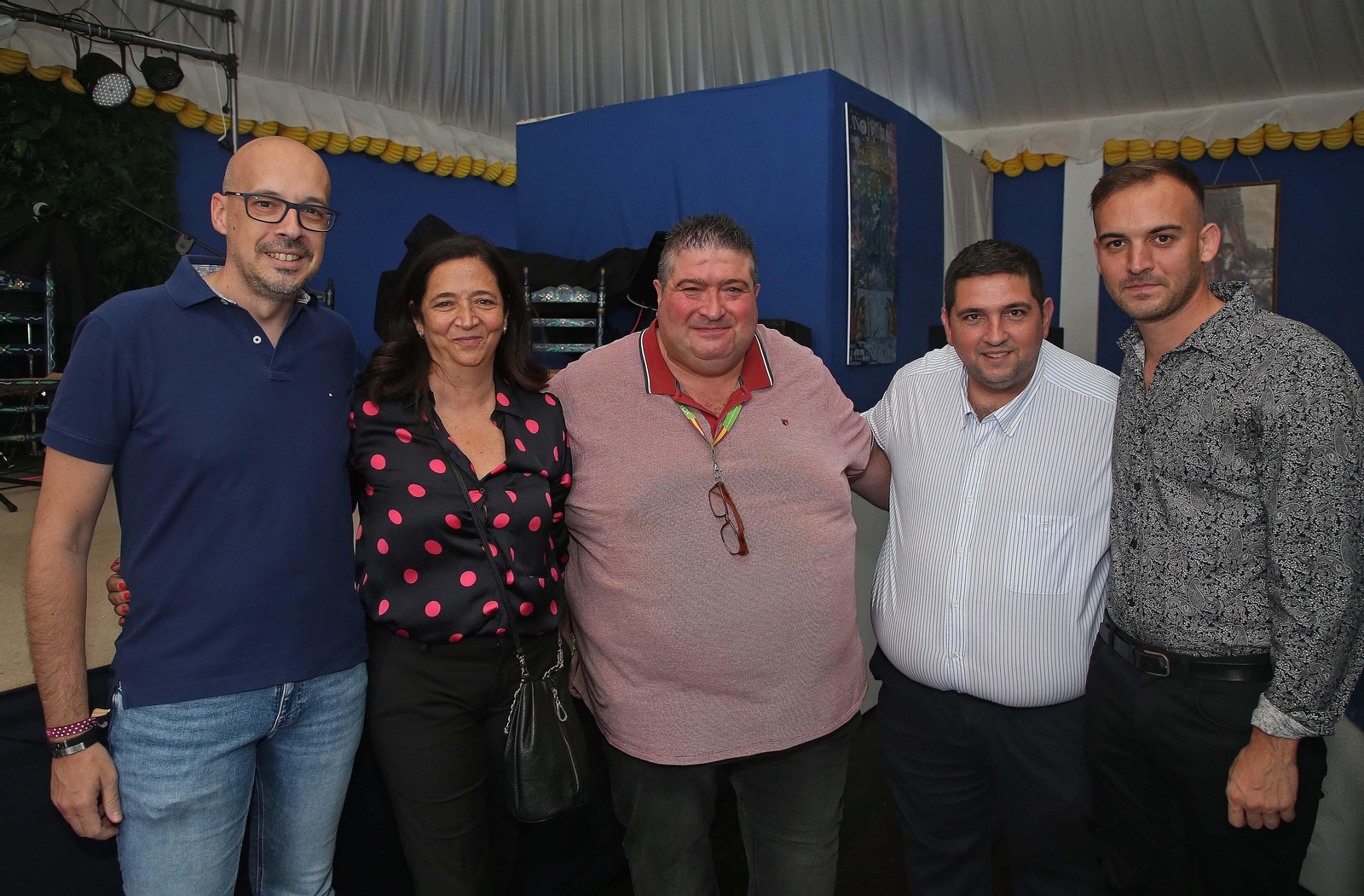 Fotos de la copa de autoridades en la caseta municipal de la Feria Real de Algeciras 2023