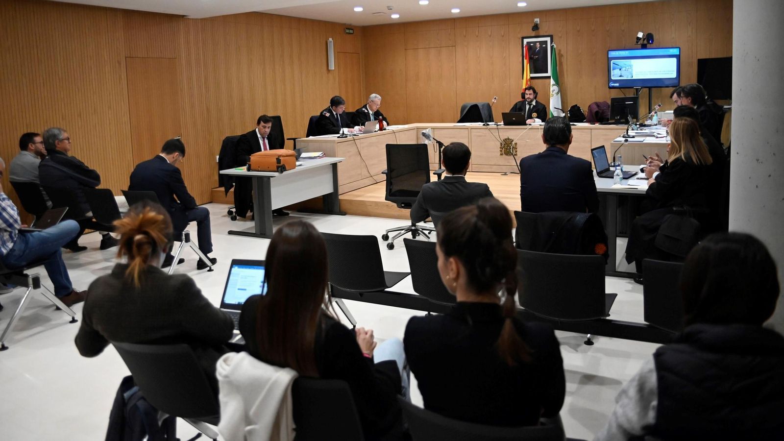 Imagen del juicio llevado a cabo en marzo de 2024 por el segundo concurso de acreedores del Córdoba CF SAD. Imagen del juicio llevado a cabo en marzo de 2024 por el segundo concurso de acreedores del Córdoba CF SAD.